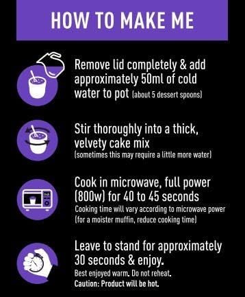 FUEL10K Chocolate Oat Muffin Protein Snack Pot, 52 g (Pack of 8)