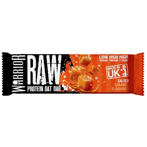 Warrior Raw Protein Bars – 20g Protein Per Bar – High Protein Snack Bars Multipack (12 or 24 Bars, 75g Each) – Low Sugar, High Fibre Breakfast & Meal Replacement Bar – Chocolate Brownie Flapjack
