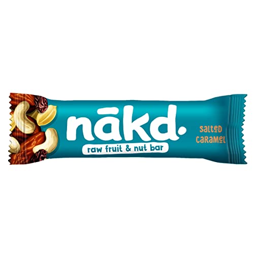Nakd Blueberry Muffin Natural Fruit & Nut Bars - Vegan - Gluten Free - Healthy Snack, 35 g (Pack of 18)