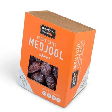 Medjool Plus Choice Grade Medjool Dates 1kg – Premium Jumbo Dates with – Soft, Sweet & Fresh – No Added Sugar – Luxury Gift Box