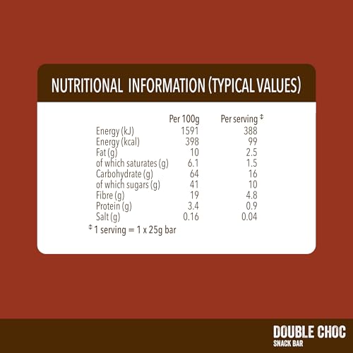 SlimFast Snack Bar, Low Calorie Snack, Choc Caramel Flavour, 30 X 26 G Multipack (Packing May Vary)