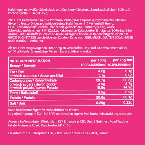 Warrior Raw Protein Bars – 20g Protein Per Bar – High Protein Snack Bars Multipack (12 or 24 Bars, 75g Each) – Low Sugar, High Fibre Breakfast & Meal Replacement Bar – Chocolate Brownie Flapjack
