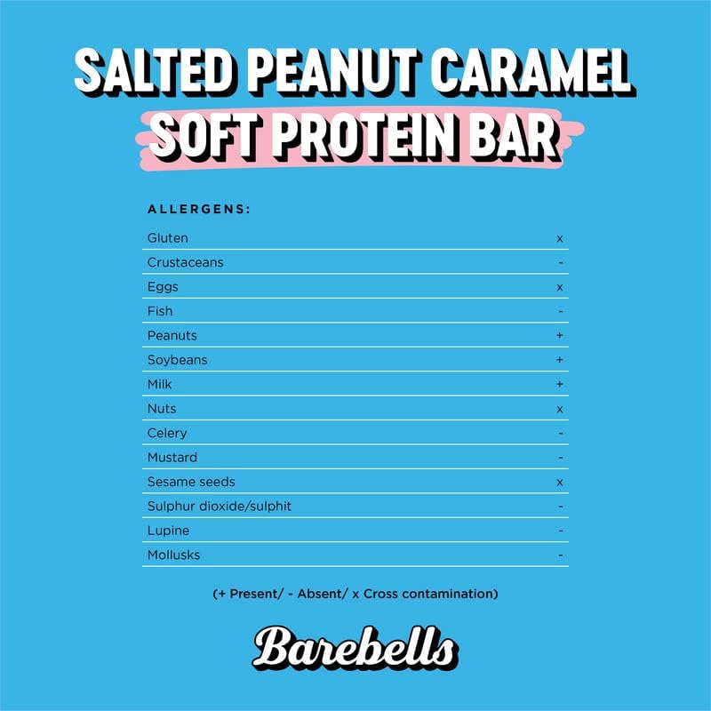Barebells Protein Bars - 12 Count, 16g High Protein Treats – Sugar Free Chocolate Nutrition Bar, Low Carb – On The Go Breakfast or Post-Workout Snack (Caramel Choco)