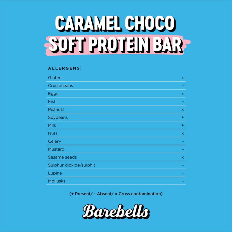 Barebells Protein Bars - 12 Count, 16g High Protein Treats – Sugar Free Chocolate Nutrition Bar, Low Carb – On The Go Breakfast or Post-Workout Snack (Caramel Choco)