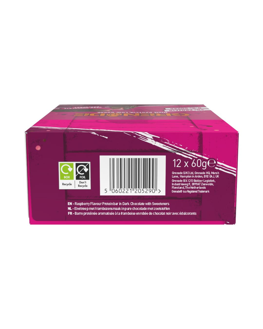 Grenade OREO White High Protein, Low Sugar Bars, 12 x 60 g – 21 g Protein per Snack Bar with Crunchy OREO Pieces & White Chocolate Coating