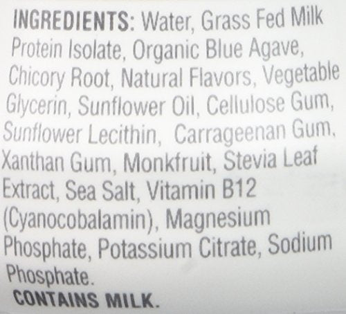 Iconic Protein Drinks, Vanilla Bean (12 Pack) - Sugar Free & Low Carb - 20g Grass Fed Protein - Lactose Free, Gluten Free, Non-GMO, Kosher - Keto Friendly Protein Shakes
