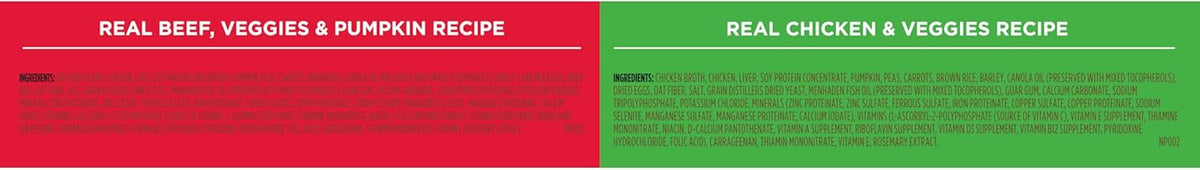 Nutrish Whole Health Blend Chunks in Gravy Variety Pack Wet Dog Food, 13 oz. Can, 12 Count (Rachael Ray)
