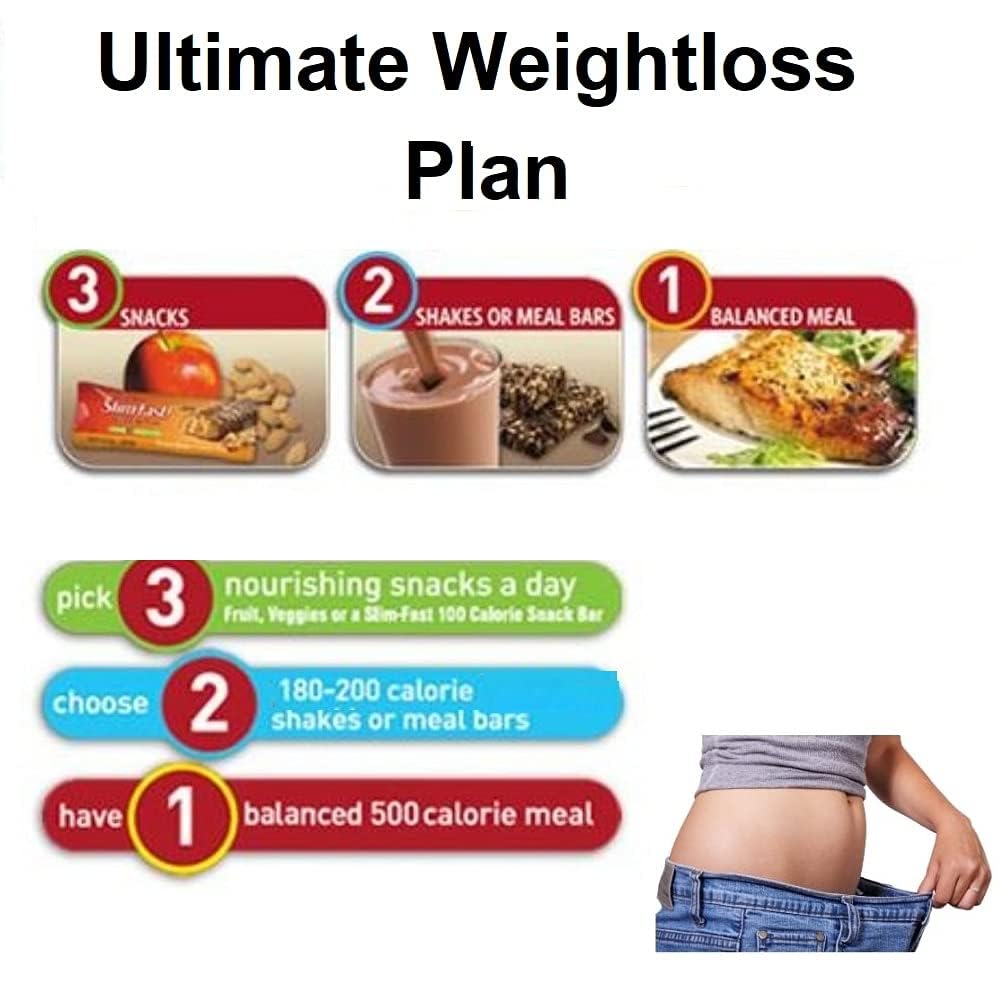 SlimFast Snack Bar, Low Calorie Snack, Choc Caramel Flavour, 30 X 26 G Multipack (Packing May Vary)