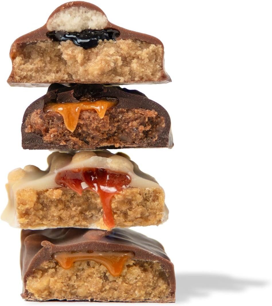 YuBi Variety Mix 12 Pack - Protein Bars - 99 Calories, High Protein, High Fibre, Low Sugar, Gluten Free and Dairy Free - Healthy Snacks/Nutrition Bar - Chocolate Bars - 420g