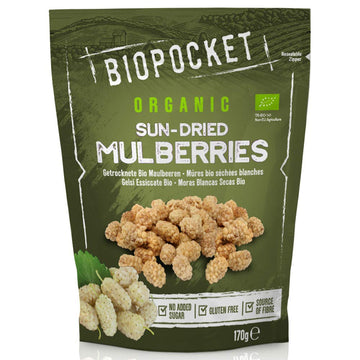 Biopocket Organic Dried Apricots, 2 x 500 g