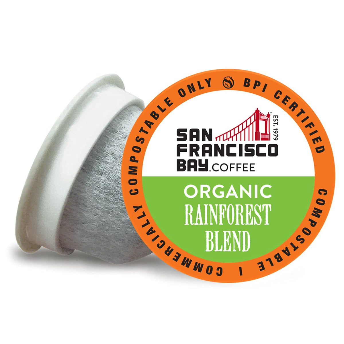 SAN FRANCISCO BAY SF Coffee OneCUP /Dark Roast Compostable Coffee Pods, K Cup Compatible Including Keurig 2.0 (Packaging May Vary), French Roast, 80 Count (Pack of 1)