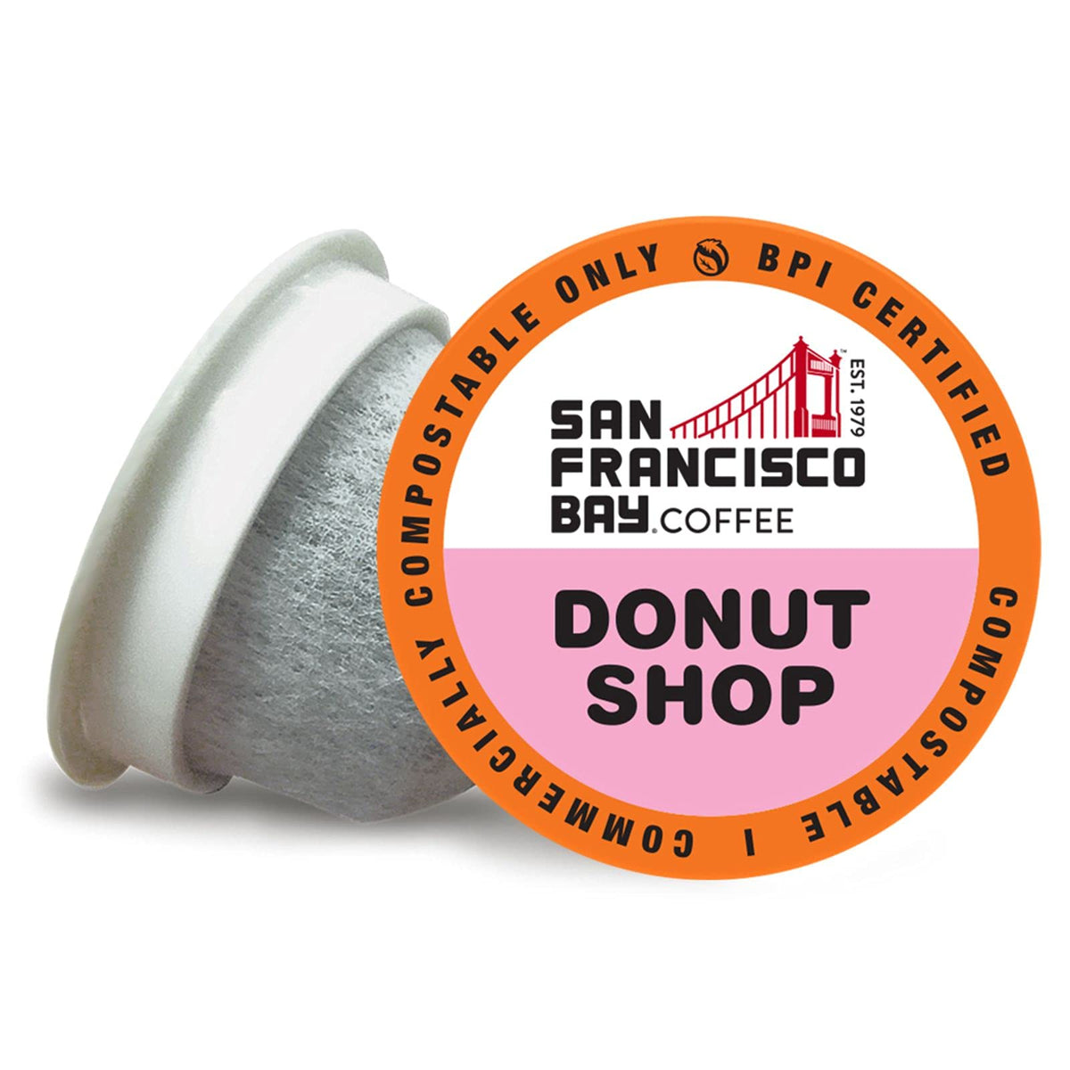 SAN FRANCISCO BAY SF Coffee OneCUP /Dark Roast Compostable Coffee Pods, K Cup Compatible Including Keurig 2.0 (Packaging May Vary), French Roast, 80 Count (Pack of 1)