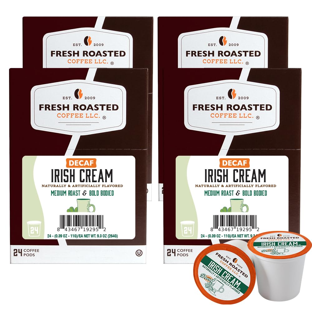 Fresh Roasted Coffee, Italian Roast, Dark, 96 Pods for K Cup Brewers