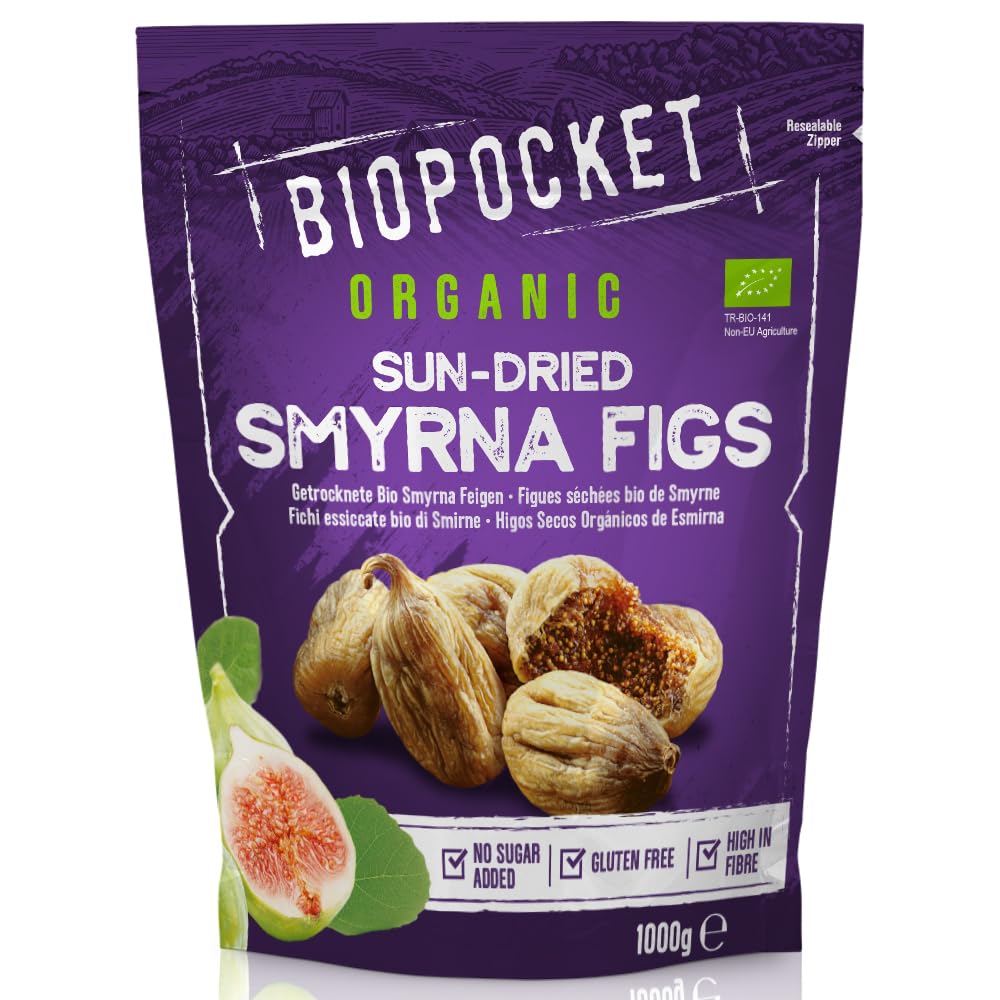 Biopocket Organic Dried Apricots, 2 x 500 g
