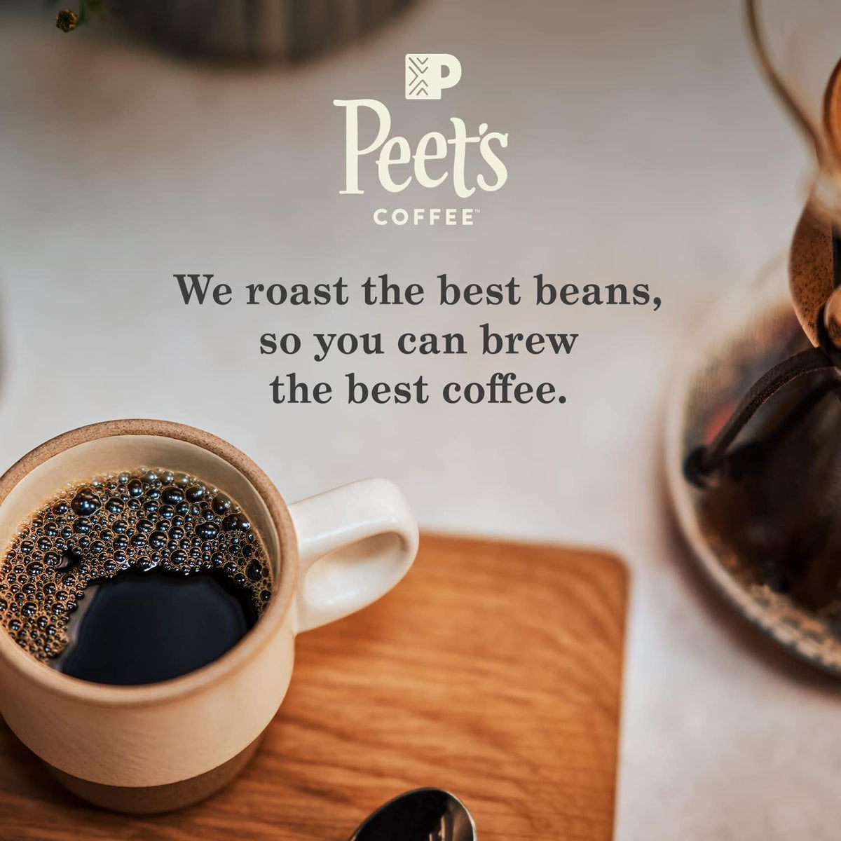 Peet's Coffee, Medium Roast Keurig K-Cup Pods - Café Domingo 54 Count (1 Box of 54 Pods)