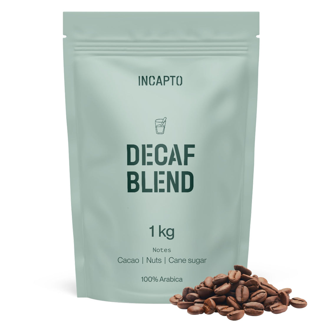 Incapto Medium Roast Jungle Blend Whole Bean Coffee 500g | Natural Rich Aroma and Flavor | Blend of Origins – Guatemala, Brazil, and Peru | 100% Arabica | Specialty Coffee 80 SCA Points