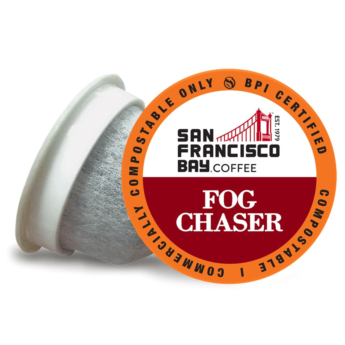 SAN FRANCISCO BAY SF Coffee OneCUP /Dark Roast Compostable Coffee Pods, K Cup Compatible Including Keurig 2.0 (Packaging May Vary), French Roast, 80 Count (Pack of 1)