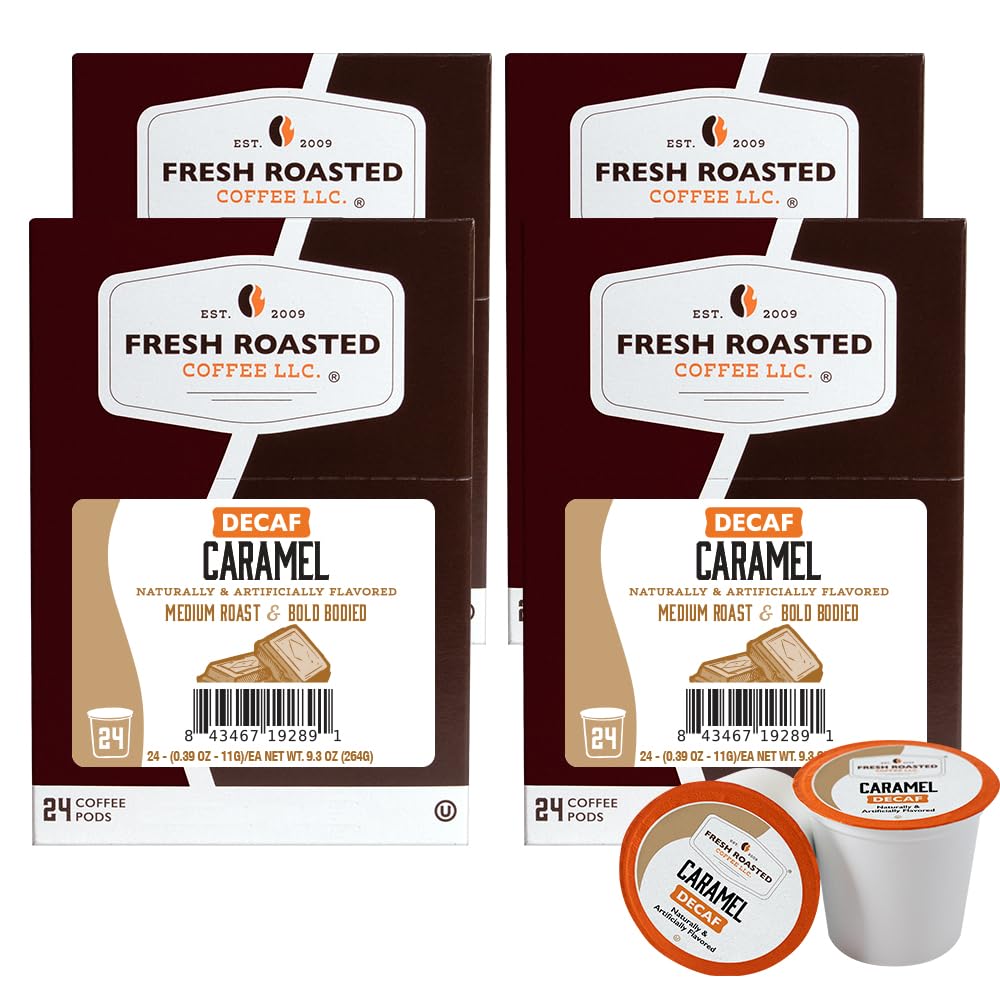 Fresh Roasted Coffee, Italian Roast, Dark, 96 Pods for K Cup Brewers