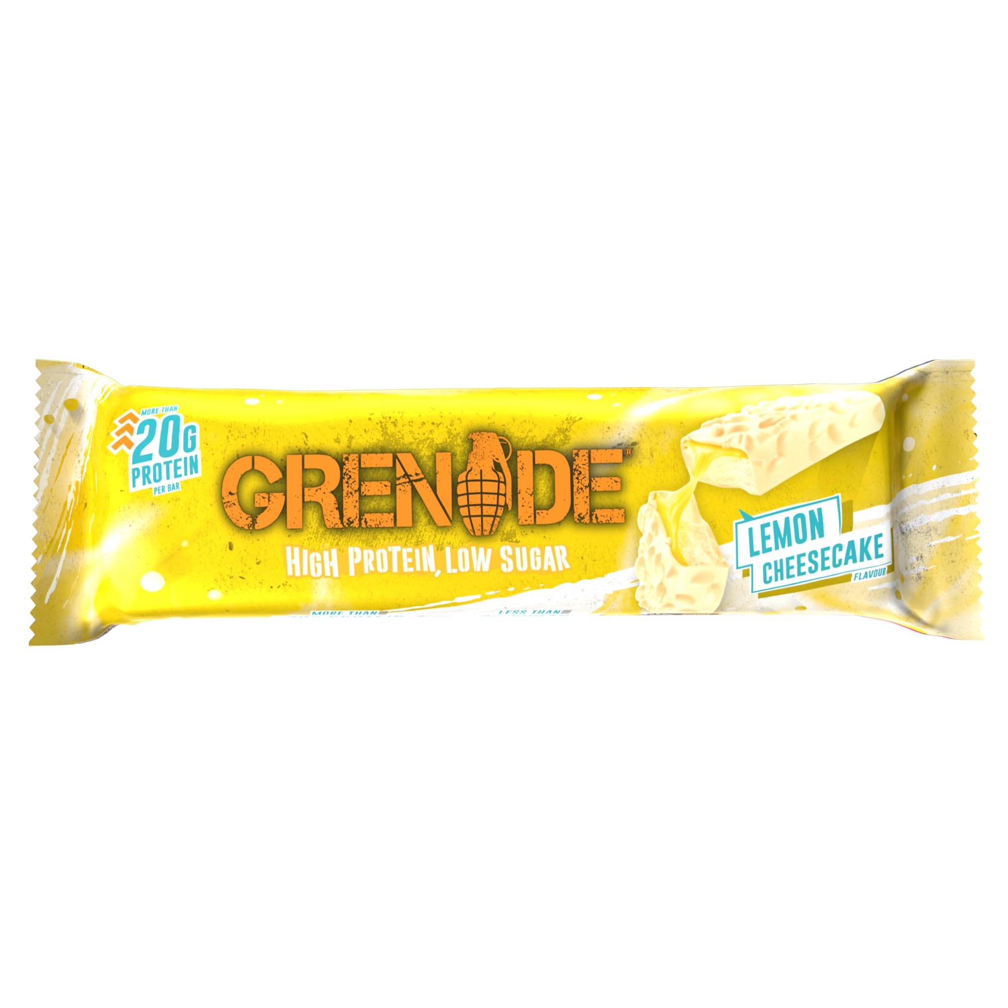 Grenade OREO White High Protein, Low Sugar Bars, 12 x 60 g – 21 g Protein per Snack Bar with Crunchy OREO Pieces & White Chocolate Coating