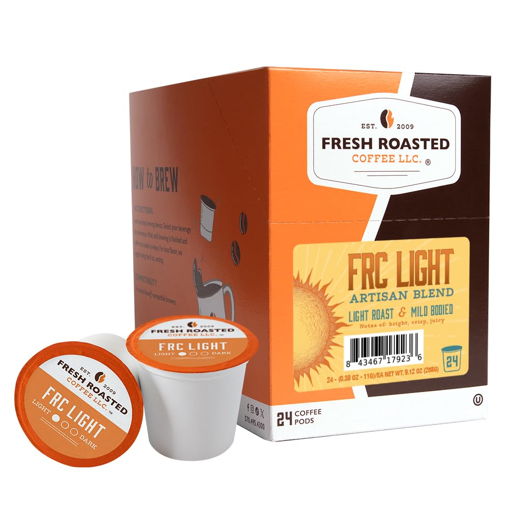 Fresh Roasted Coffee, Italian Roast, Dark, 96 Pods for K Cup Brewers