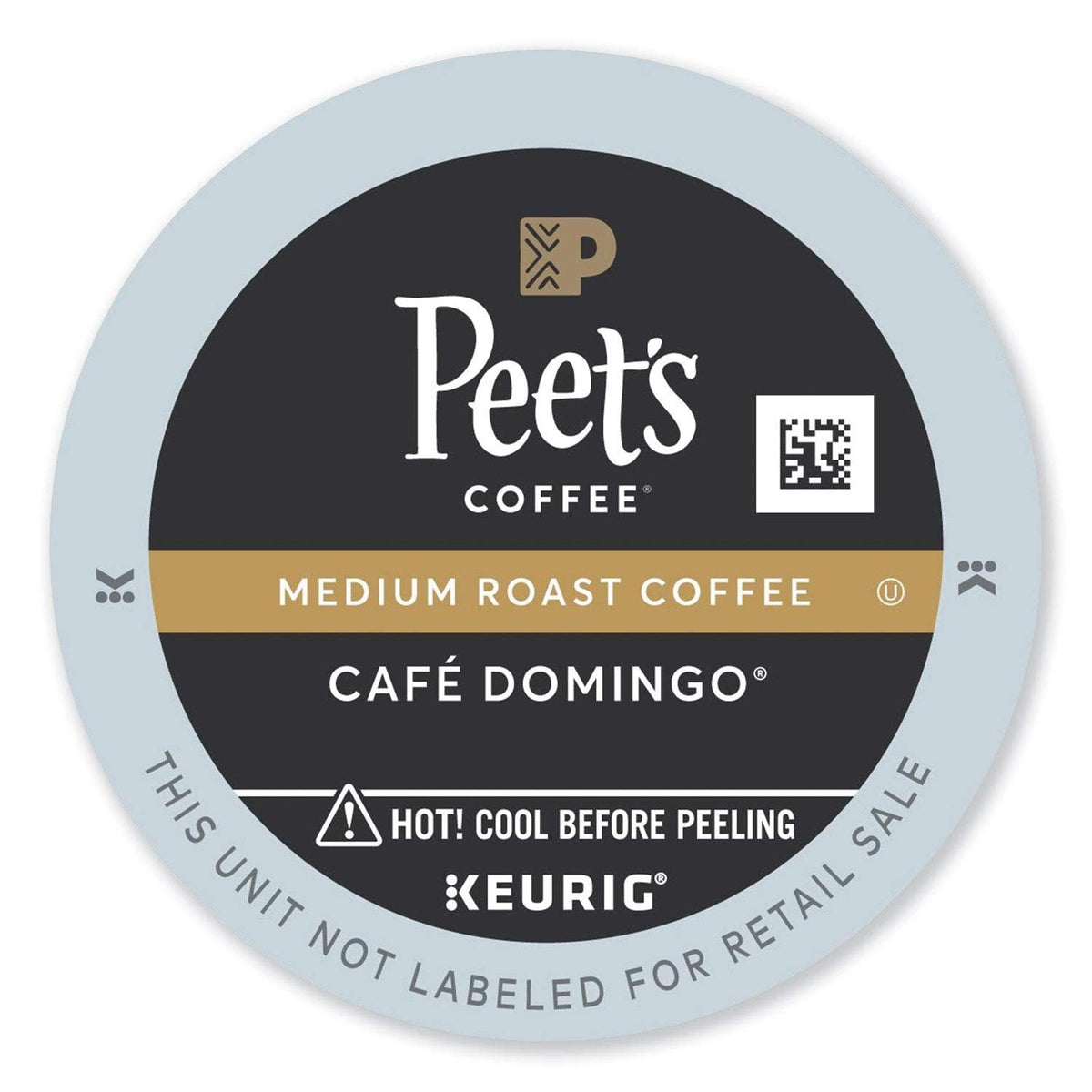 Peet's Coffee, Medium Roast Keurig K-Cup Pods - Café Domingo 54 Count (1 Box of 54 Pods)
