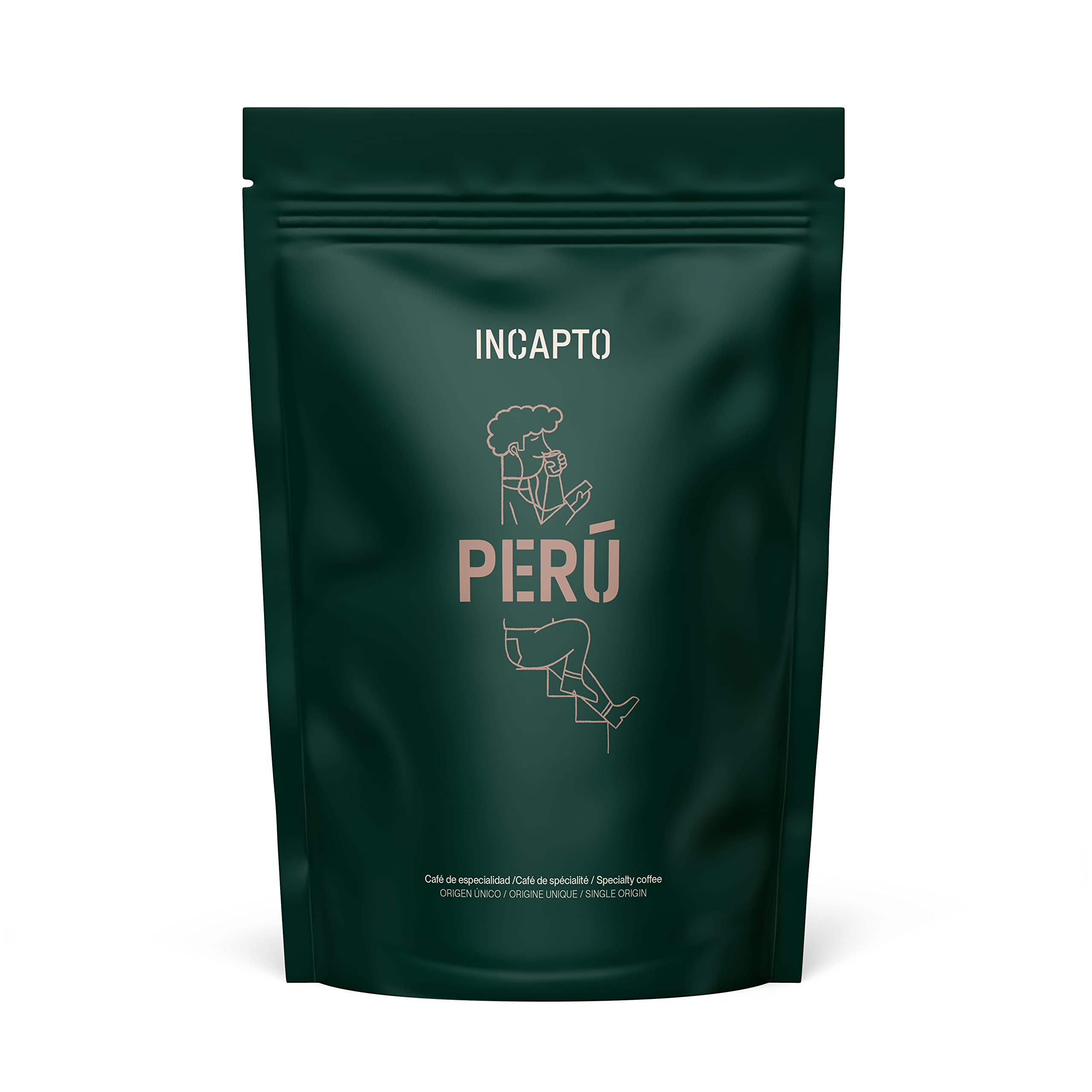 Incapto Medium Roast Jungle Blend Whole Bean Coffee 500g | Natural Rich Aroma and Flavor | Blend of Origins – Guatemala, Brazil, and Peru | 100% Arabica | Specialty Coffee 80 SCA Points