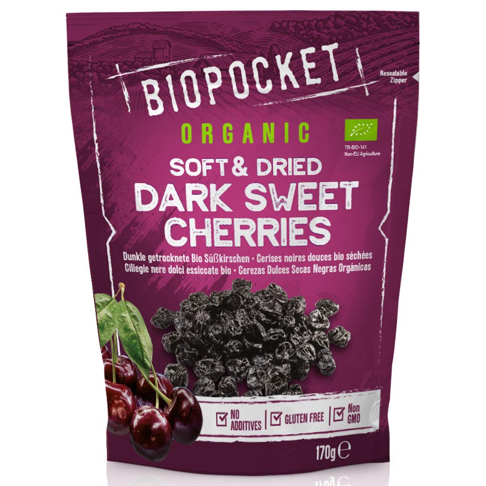Biopocket Organic Dried Apricots, 2 x 500 g