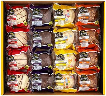 Food Connections Topped Mixed Case 16 Muffins (Pack of 16s)