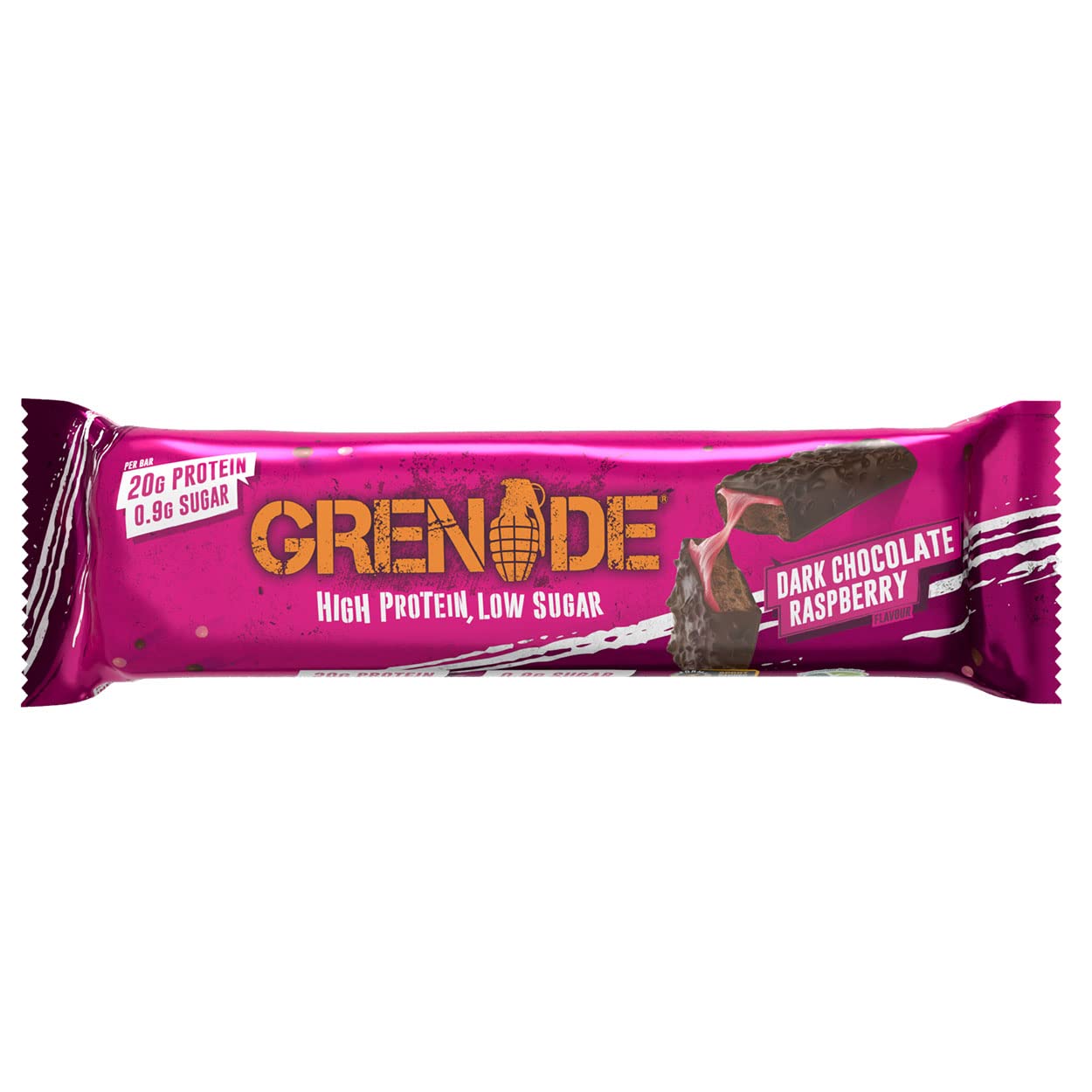 Grenade OREO White High Protein, Low Sugar Bars, 12 x 60 g – 21 g Protein per Snack Bar with Crunchy OREO Pieces & White Chocolate Coating