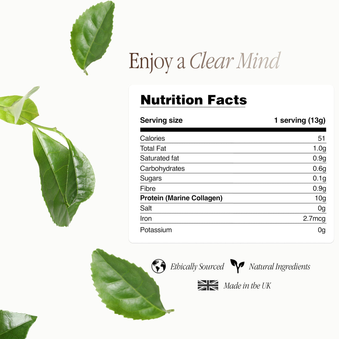 Reformed Collagen Matcha Powder I Hydrolysed Collagen (Marine), Ceremonial Grade, Skin Health, Reduce Bloating, Functional Mushrooms, 21 Vitamins & Minerals, I UK Made I 1 Month Supply