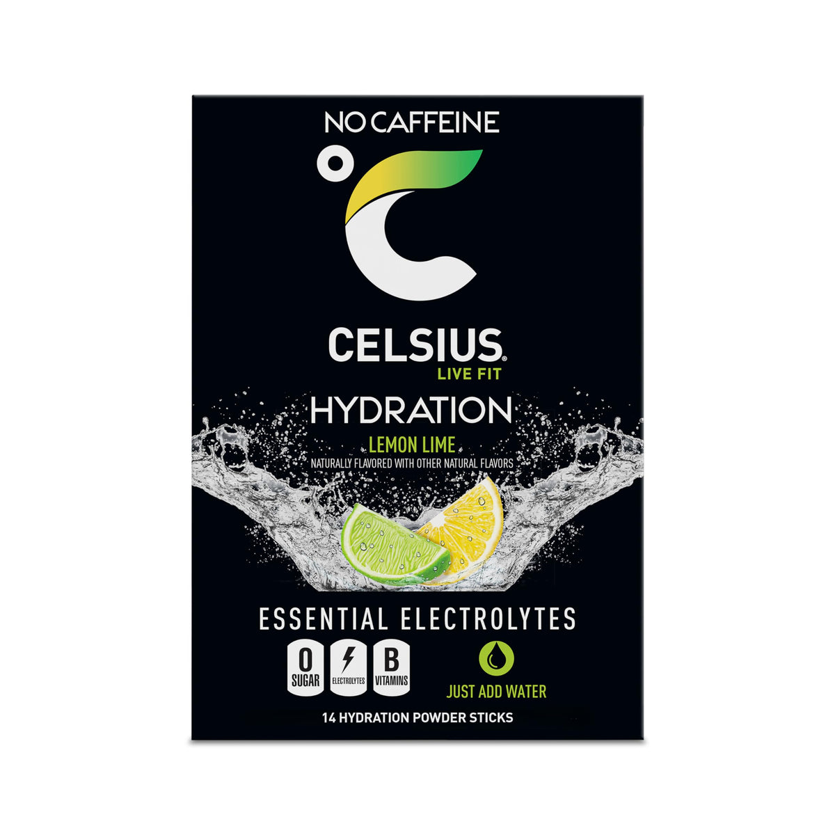 Celsius Hydration™ Blue Razz, Sugar Free Electrolyte Hydration Drink Mix (Pack of 14)