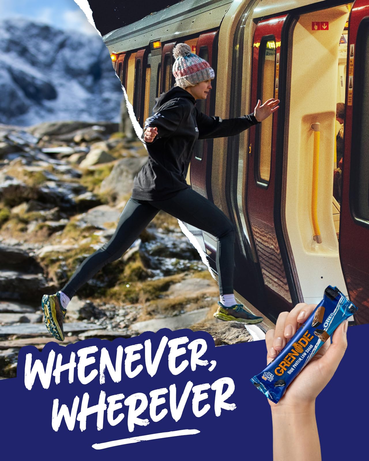 Grenade OREO White High Protein, Low Sugar Bars, 12 x 60 g – 21 g Protein per Snack Bar with Crunchy OREO Pieces & White Chocolate Coating