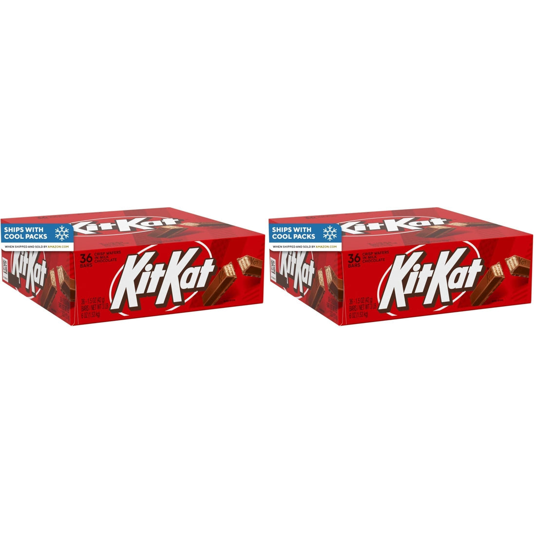 KIT KAT Milk Chocolate Wafer Candy Bars, 1.5 oz (36 Count)