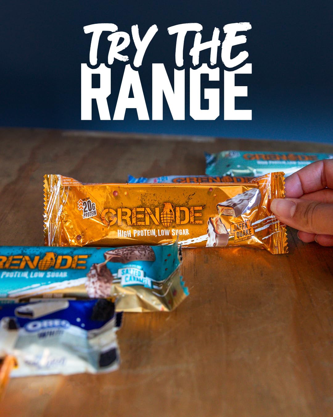 Grenade OREO White High Protein, Low Sugar Bars, 12 x 60 g – 21 g Protein per Snack Bar with Crunchy OREO Pieces & White Chocolate Coating