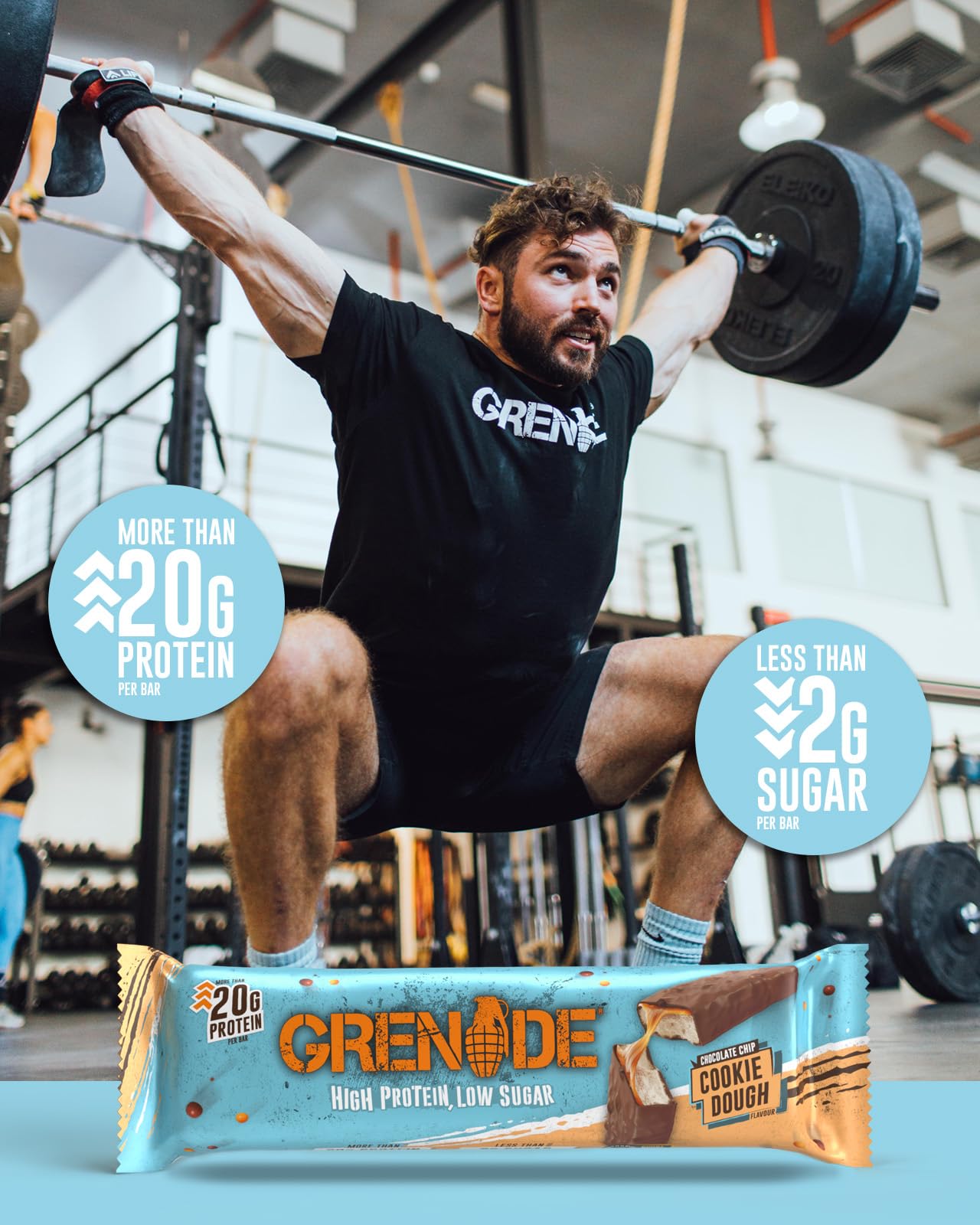 Grenade OREO White High Protein, Low Sugar Bars, 12 x 60 g – 21 g Protein per Snack Bar with Crunchy OREO Pieces & White Chocolate Coating