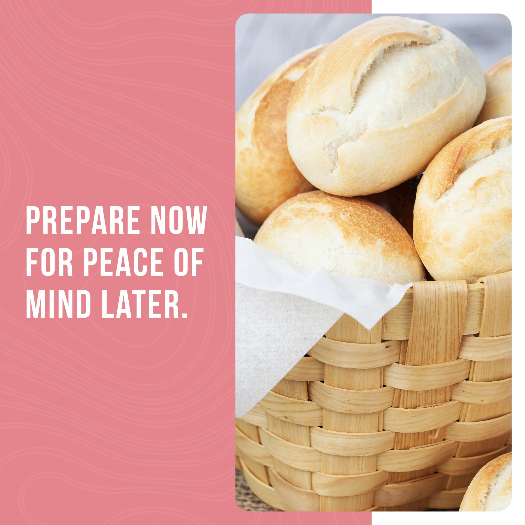 Augason Farms Emergency Food Honey White Bread & Roll Mix, 58 oz by Augason Farms