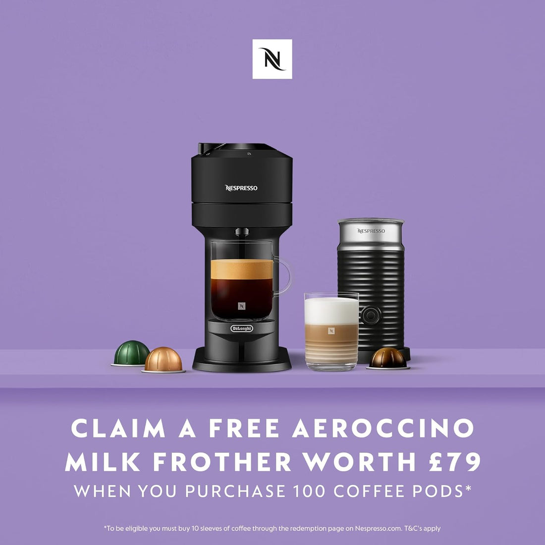 Nespresso Vertuo Coffee Pods, 30 Espresso Mixed Pack - 10 Bianco Doppio, 10 x Scuro, 10 x Chiaro Make Espressos, Cappuccino, Lattes and Iced Coffee at home. Recyclable Pods