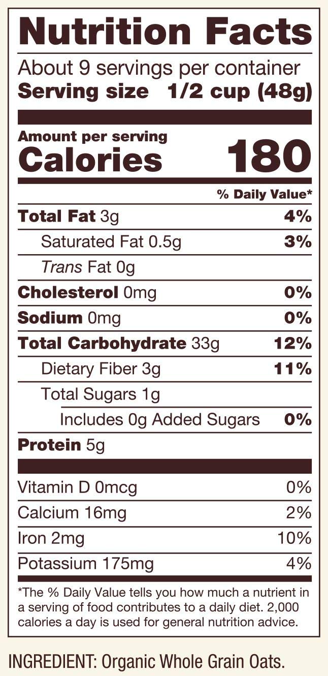 Bob's Red Mill Organic Old Fashioned Rolled Oats, 16oz (Pack of 4) - Non GMO, Whole Grain, Vegan, Kosher