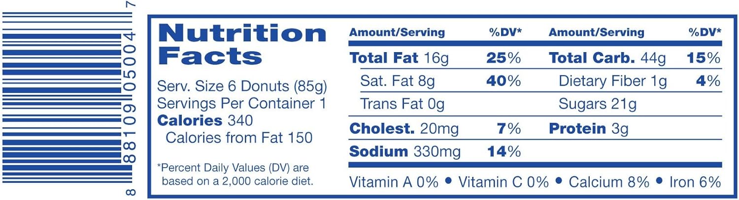 Hostess Donettes Mini Donuts, Powdered Sugar, 3 Ounce, 10 Count