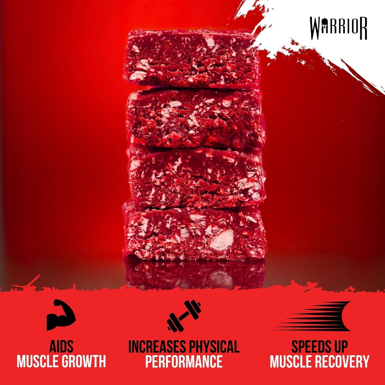 Warrior Raw Protein Bars – 20g Protein Per Bar – High Protein Snack Bars Multipack (12 or 24 Bars, 75g Each) – Low Sugar, High Fibre Breakfast & Meal Replacement Bar – Chocolate Brownie Flapjack
