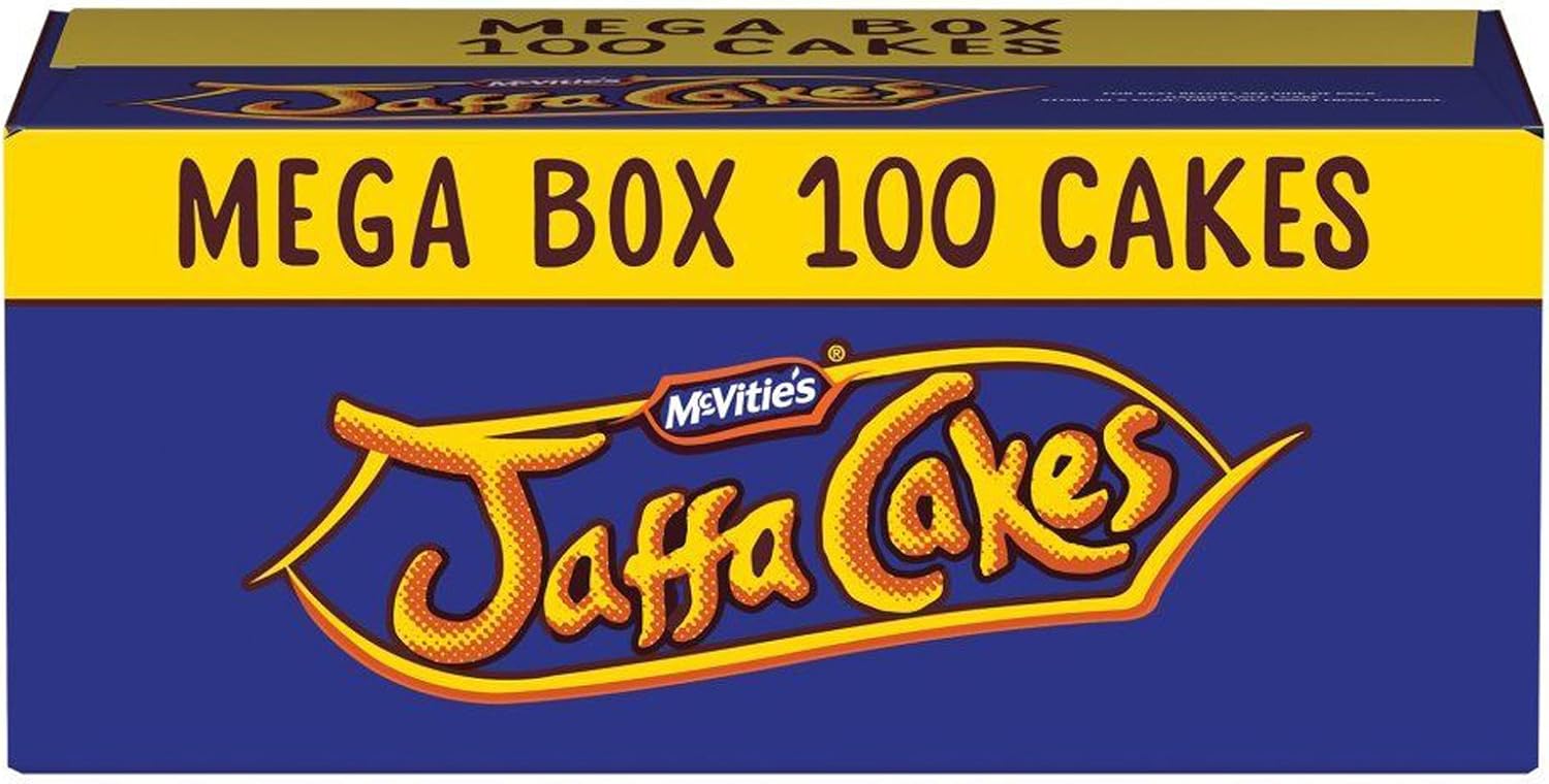 McVitie's Jaffa Cakes Original Mega Value Pack Biscuits 100 Count (Pack of 1)