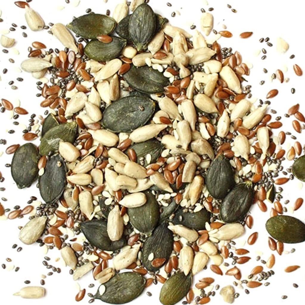 Whole Food Earth Organic Omega Seed Mix (A blend of Pumpkin, Sunflower, Sesame seeds and Flaxseed) 1kg