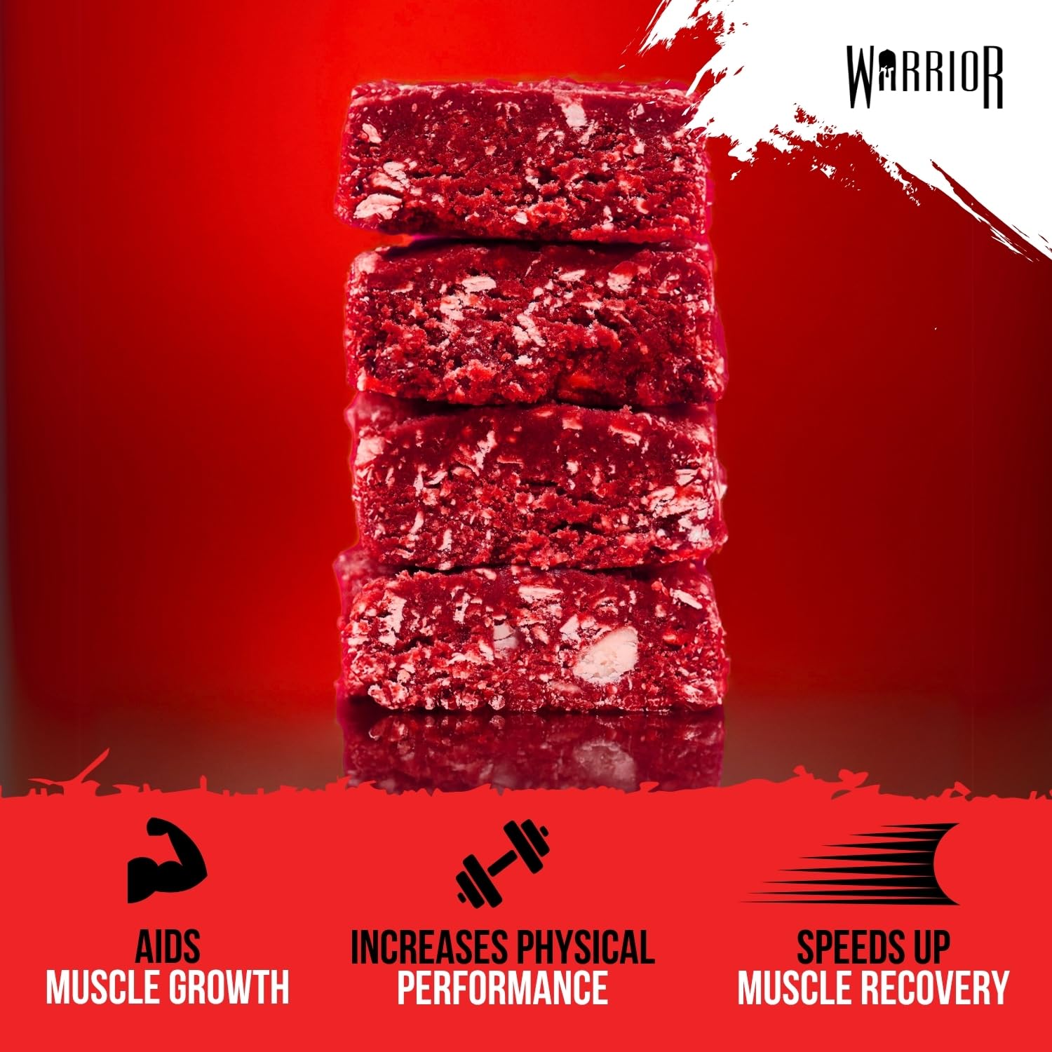 Warrior Raw Protein Bars – 20g Protein Per Bar – High Protein Snack Bars Multipack (12 or 24 Bars, 75g Each) – Low Sugar, High Fibre Breakfast & Meal Replacement Bar – Chocolate Brownie Flapjack
