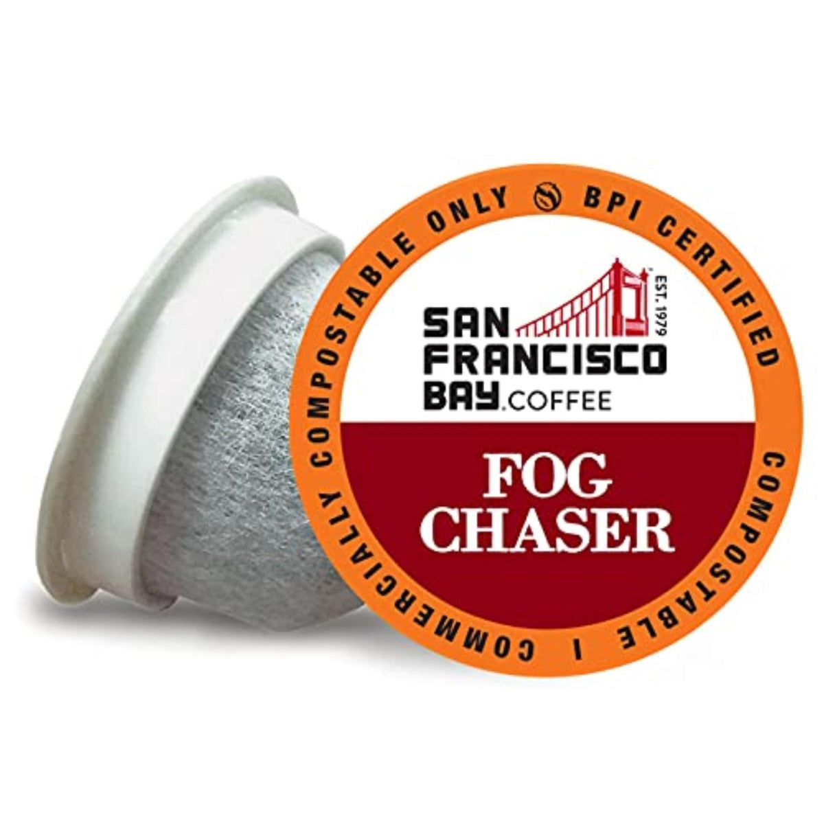 SAN FRANCISCO BAY SF Coffee OneCUP /Dark Roast Compostable Coffee Pods, K Cup Compatible Including Keurig 2.0 (Packaging May Vary), French Roast, 80 Count (Pack of 1)