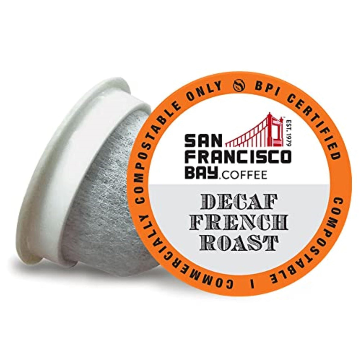 SAN FRANCISCO BAY SF Coffee OneCUP /Dark Roast Compostable Coffee Pods, K Cup Compatible Including Keurig 2.0 (Packaging May Vary), French Roast, 80 Count (Pack of 1)