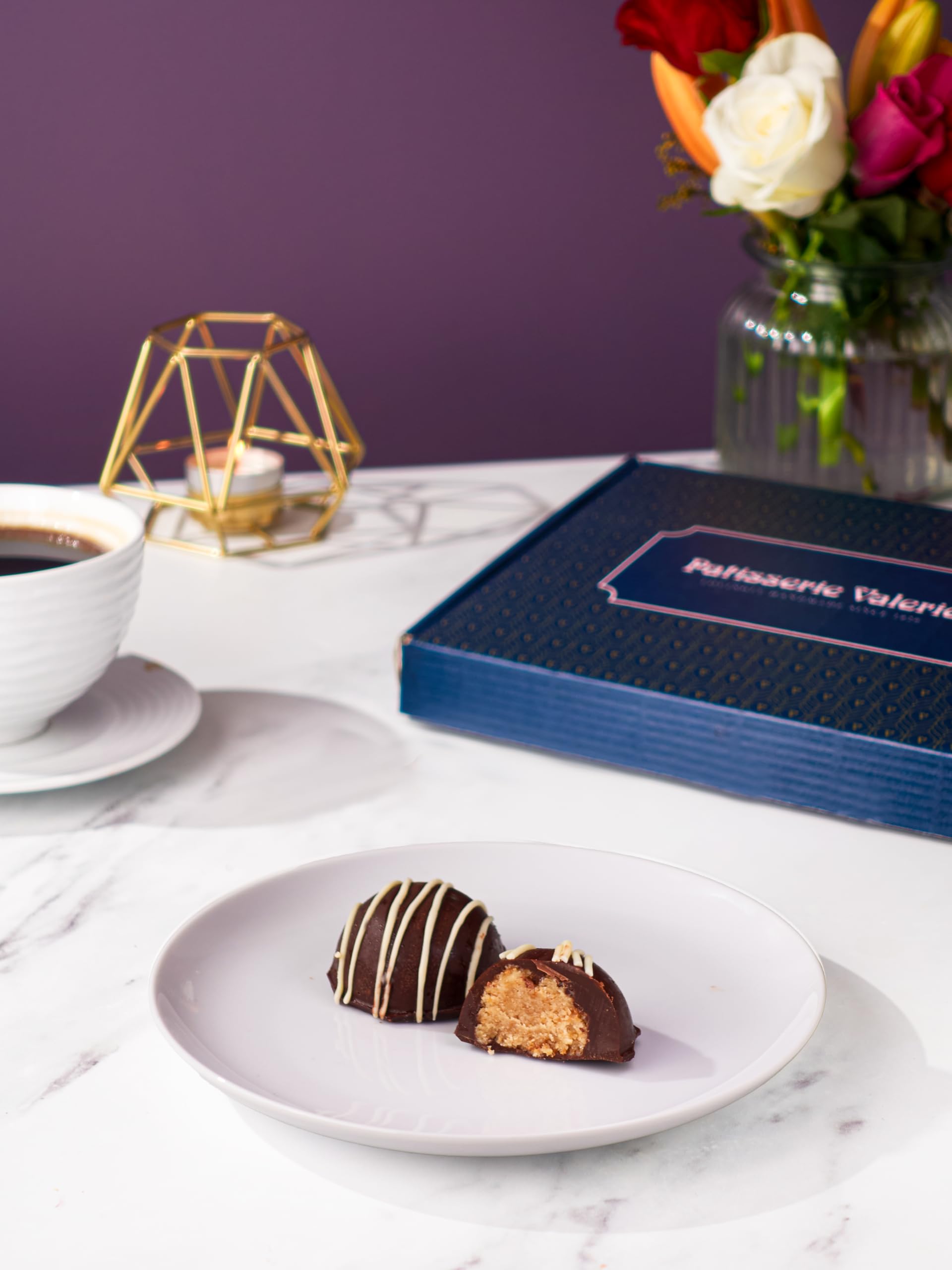 Patisserie Valerie Chocolate Cake Bites, 12 Pack -Finest Sponge Combined with Buttercream, Coated in Decadent Chocolate and Finished with Artisanal Drizzle.