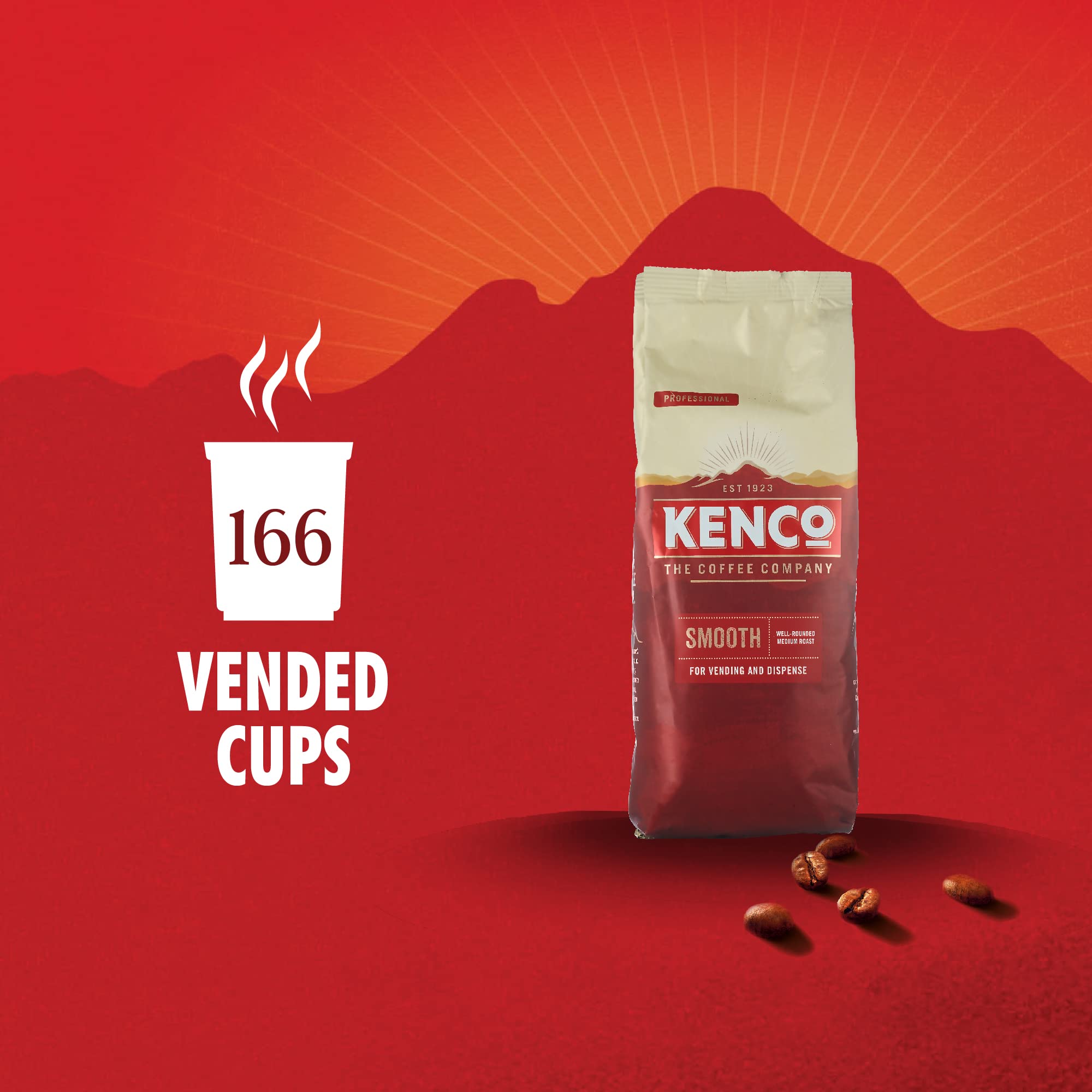 Kenco Smooth Instant Coffee - 1 x 750g Tin