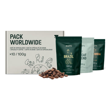 Incapto Medium Roast Jungle Blend Whole Bean Coffee 500g | Natural Rich Aroma and Flavor | Blend of Origins – Guatemala, Brazil, and Peru | 100% Arabica | Specialty Coffee 80 SCA Points
