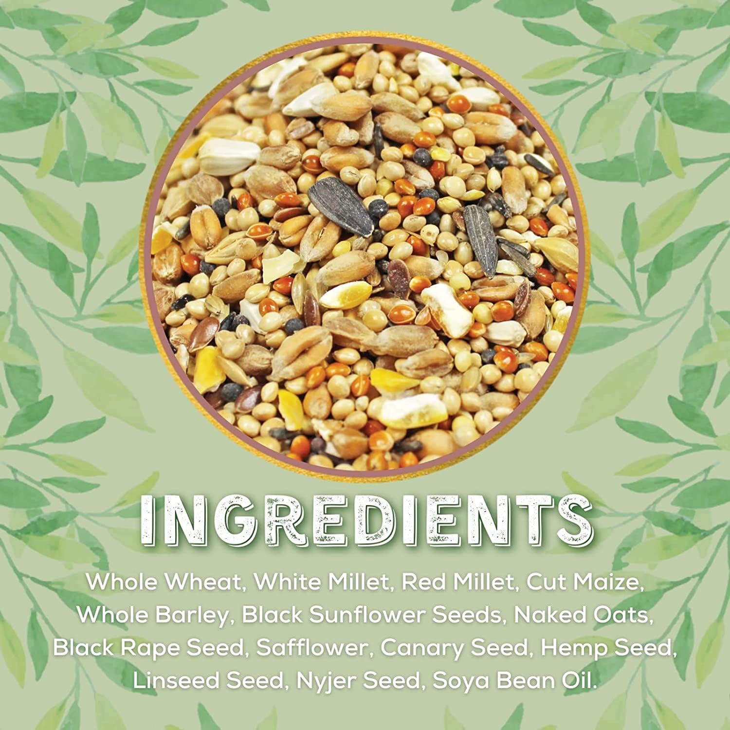 Copdock Mill Wild Bird Seed Superior Mix 20kg - All Year-Round Bird Seeds for Small Garden Birds - 100% Natural Nutritional Feed with Black Sunflower and Nyjer Seeds
