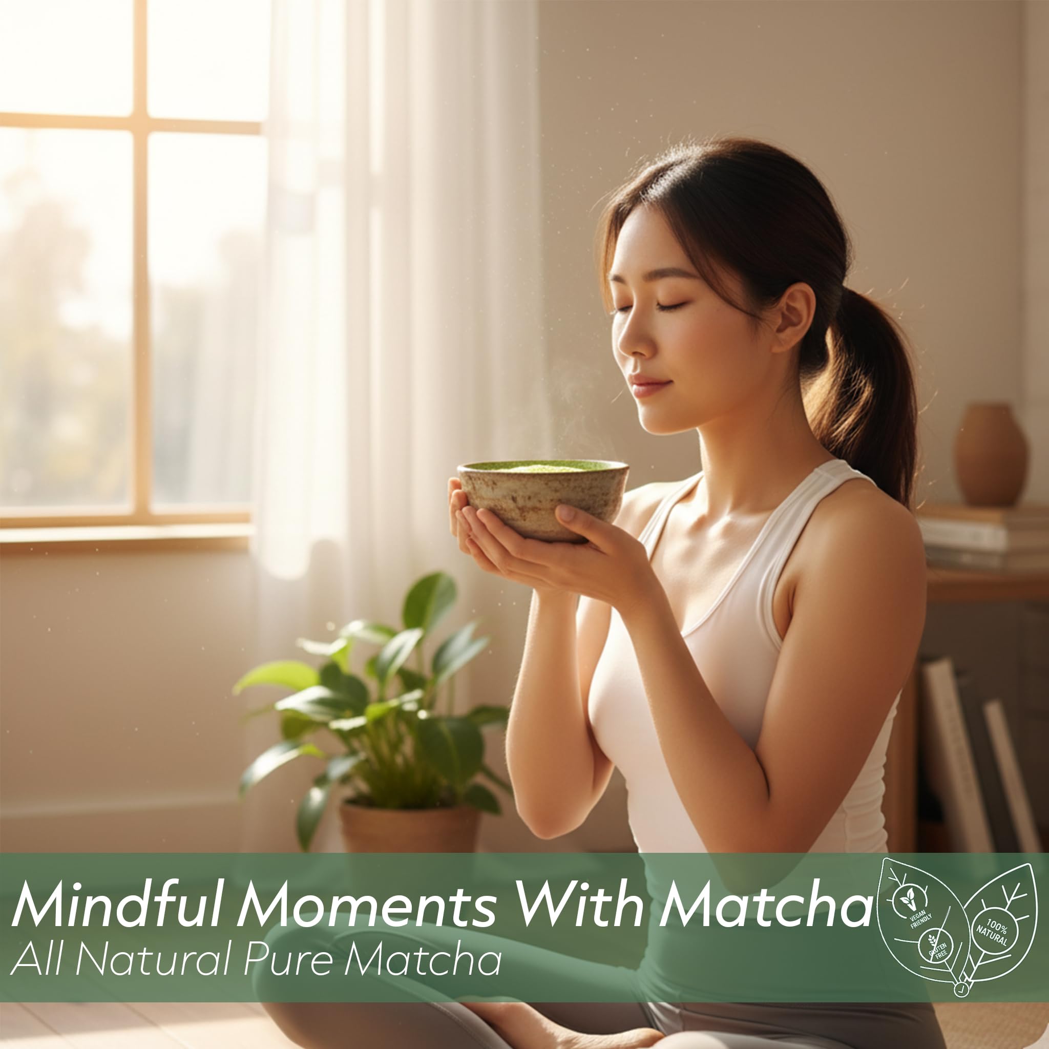 Matchaeco 2 x 50g [100g] Japanese Matcha Green Tea Powder |Authentic Stone Ground Ceremonial Grade From Japan | Natural Energy | Recyclable Jar | Vegan Baking Gift Ideas | Coffee Alternative